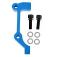 thumbnail image 2 of Guardoinrt Durable Bicycle Bike Disc Brake Mount Adapter Reliable Caliper PM to IS Conversion Blue Front 1Set, 2 of 6