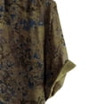 thumbnail image 4 of Mens Vintage Printed Shirt Short Sleeve Button Down Tops Casual Floral Summer Beach Shirt 2XL, 4 of 6
