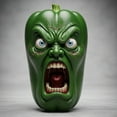 thumbnail image 2 of BNNG Halloween Vegetable Zombie Statue,Screaming Vegetable Halloween Statue - Funny Scary Pumpkin Tomato Cucumber Resin Figurine for Home Decor, Collectible Gift, Unique Fall Party Decoration, 2 of 7