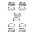 thumbnail image 3 of Decodeary 2 Pack Stainless Steel Dive Belt D Rings Weight Keeper for 5cm Webbing Style A 5Set, 3 of 6