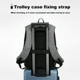thumbnail image 3 of Tignapoo High-Capacity Water-Repellent Backpack with USB Charging Port, Durable Polyester Oxford Fabric, Multi-Layer Design for 17in Laptops, SLR Cameras, Tablets - Available in Black, Blue, Gray, Red, 3 of 6