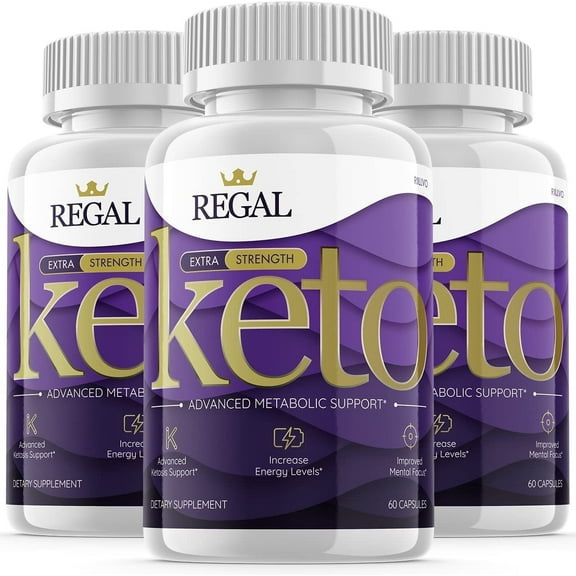 3 Pack Keto Regal Pills 180 Capsules