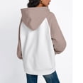 thumbnail image 6 of Dpytoraw Women's Oversized Hoodie, Fleece Pullover Sweatshirt for Fall Fashion Beige XXL, 6 of 7