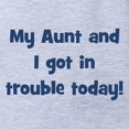 thumbnail image 2 of CafePress - Auntintrouble - Cute Infant Baby Football Bodysuit, 2 of 3