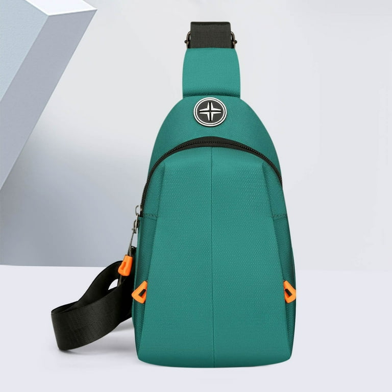 Moocorvic Waterproof Strap Bag Crossbody Backpack With Headphone Hole Strap Backpack Hiking Backpack Multipurpose Crossbody Chest Bag Sling Backpack Oxford Cloth 10 Walmart