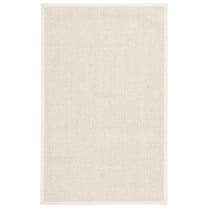 SAFAVIEH Palm Beach Sabrina Solid Area Rug, Ivory, 5' x 8'