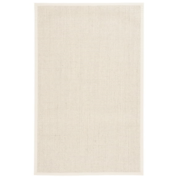 SAFAVIEH Palm Beach Sabrina Solid Area Rug, Ivory, 5' x 8'