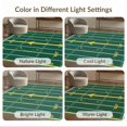 thumbnail image 7 of ODIKA 6'x9' Washable Area Rug Sport Theme Playbook Design With Arrows And Yard Lines Football Field Refined for Family Room, Living Room, Master Bedroom, Non-Slip, Easy Care, 7 of 7