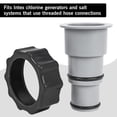 thumbnail image 5 of Replacement Pump Hose Adapter With Thread - For 1.5 & 1.25" Hose - A Series 25077Rp 8" Gray 2 Pack, 5 of 5