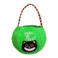 thumbnail image 1 of Happy Halloween Velvet Candy Gift Bag Kids Trick or Treat Goody Tote Pumpkin for Cat Witch for Vampire Handbag Storage Bucket Portable Basket Party Fa, 1 of 5