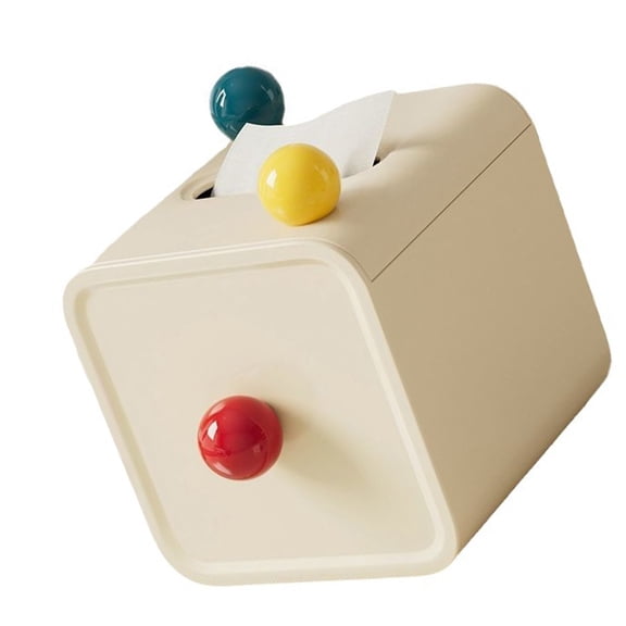 URTERYSER Colorful Dopamines Tissue Box Napkin Holder Paper Roll Container for Living Room Bedroom Bathroom Home Decoration