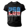 thumbnail image 3 of 250 Anniversary Casual Short Sleeve T Shirt Comfortable 250Th Anniversary Mens Tees Black XXL, 3 of 6