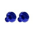 thumbnail image 1 of Tapones para agujeros de espejo de motocicleta Unique Bargains Rosca izquierda M8x1.25 Tornillos de espejo retrovisor azul 2 Pcs, 1 of 1