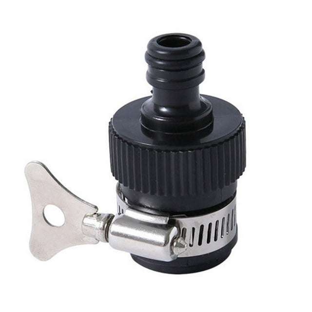 Faucet Adapter Faucet Connector Adapter Rubber Faucet Universal Connector With Metal Clamp Handle Tap Water Inlet Hose Adapter