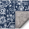thumbnail image 3 of Well Woven Della Dark Blue Vintage Medallion Pattern Runner Rug 3x10 (2'7" x 9'10" Runner), 3 of 6