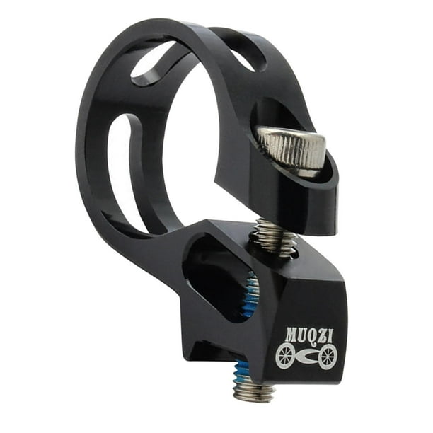Abrazadera de palanca de cambios de aluminio de 22,2 mm para bicicleta, conjunto de abrazadera para gatillos de bicicleta, palanca de cambios de freno Negro