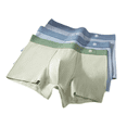 thumbnail image 4 of FJUCHAI Men's Quick-Dry Boxer Briefs Summer Cotton Underwear Odor Control Men's Panties, 4 of 7