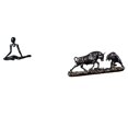 thumbnail image 1 of Figura de escritorio,Escultura abstracta de pensador para decoración de oficina y hogar.,Estatua de escritorio,Figura decorativa de pelea de toros y osos,Colecciones de esculturas de, 1 of 8