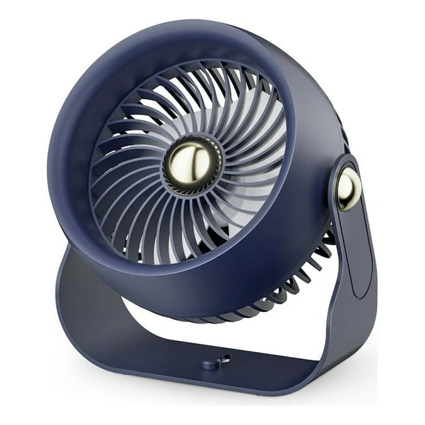 Ventilador recargable, batería de 6000 mAh, 4 velocidades con temporizador, genérico