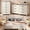5-piece set-Beige, variant on Lofka Bedroom Furniture Set – Queen Bed Frame, 2 Nightstands with Charging & RGB Lights, 5-Drawer Dresser & 6-Drawer Dresser for Large Bedrooms