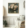 thumbnail image 5 of Drsoum Vintage Flower Wall Art 16x16in Natural Framed Classic Retro Floral Wall Prints Modern Farmhouse Kitchen Bathroom Office Decor, 5 of 5