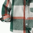 thumbnail image 4 of Kaprioy Boys Winter Clothes Toddler Baby Boy Clothes Plaid Long Sleeve Patchwork Hoodie Top + Pants 2pcs Fall Winter Outfits Set Boys Clothes Boys Outfits, 4 of 6