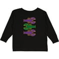 thumbnail image 3 of Inktastic Mardi Gras Celebration Funny Crawfish Boys or Girls Long Sleeve Toddler T-Shirt, 3 of 5