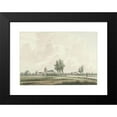 thumbnail image 2 of Nicolaas Wicart 14x11 Black Modern Framed Museum Art Print Titled - A Landscape with Church on the Horizon (1758 - 1815), 2 of 5