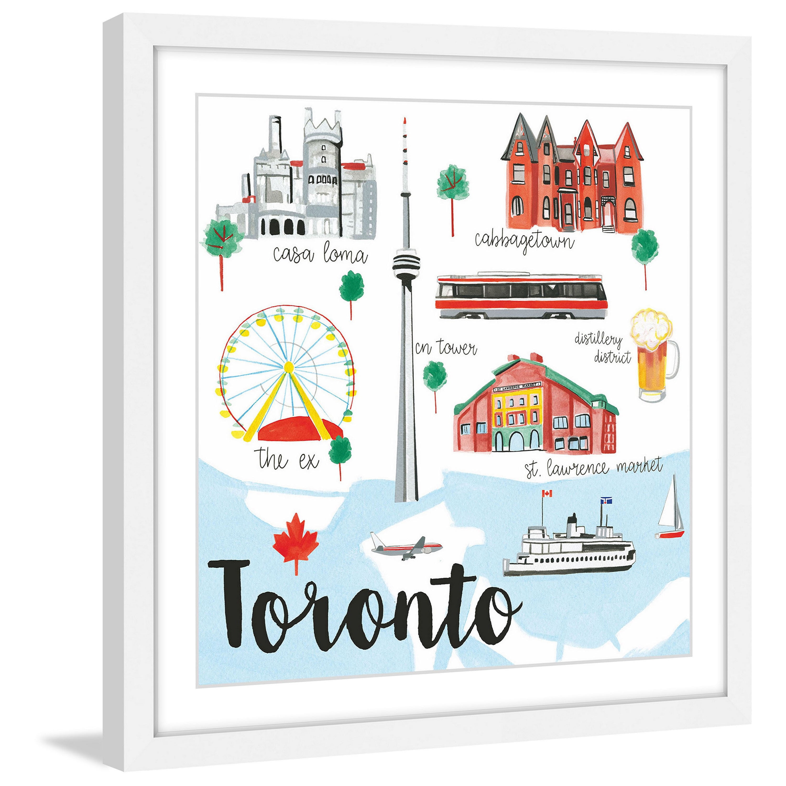 Marmont Hill "Canada Life" by Molly Rosner Framed Painting Print