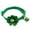 Green, variant on Walbest Dog Cat Collar Flowers Dog Bow Tie for Girls Dogs Cats Puppy Detachable Flower with Bell Adjustable Pet Collar Flower Accessories