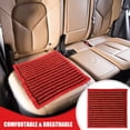 thumbnail image 3 of unbranded 2Ud Almohadillas Para De Oficina Y Auto Con Material Transpirable Y Base Antideslizante Rojo, 3 of 7