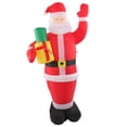 thumbnail image 1 of LED Inflatable Christmas Old Man For Outdoor Garden Yard, Fun And Cute Design, Built In LED Lights, Quick Inflatable, Decorative Effect, 1 of 8