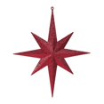 thumbnail image 1 of Vickerman M167565 15.75 Po. Bordeaux Pailleté Bethlehem Star Ornament, 1 of 2
