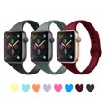 thumbnail image 2 of Correa delgada para Apple watch band 44mm 40mm 38mm 42mm ultra 49mm Pulsera de silicona correa iWatch series 6 se 5 4 3 7 8 45mm 41mm Tan Jianjun unisex, 2 of 2
