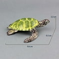 thumbnail image 2 of GOOHOCHY High Simulation Sea Turtle Animal Model Marine Organism Decoration for Children Playing (Green), 2 of 8