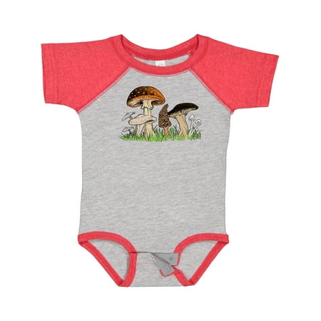 

Inktastic Mushroom Hunting for Morel Mushroom Gift Baby Boy or Baby Girl Bodysuit