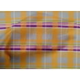 thumbnail image 4 of oneOone Cotton Poplin Fabric Madras Check Print Fabric BTY 42 Inch Wide, 4 of 4