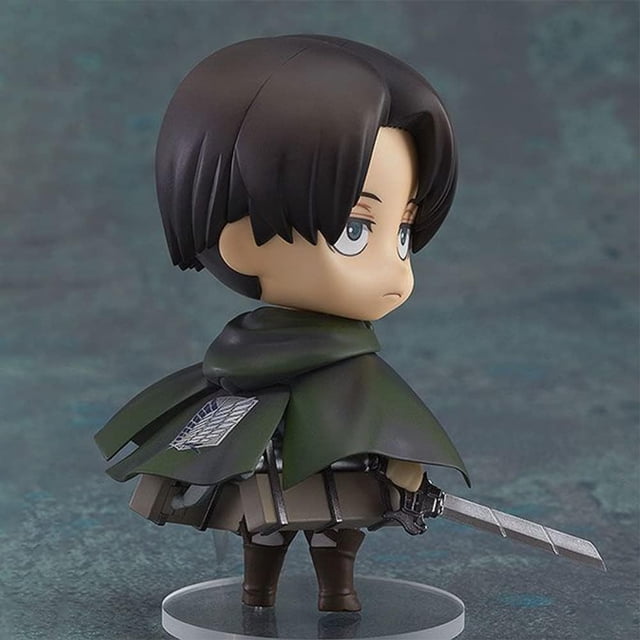 Anime Levi Ackerman Action Figure Model PVC Figure Collectible Home Desktop Decorations, 10cmHome Car Desktop Decoration