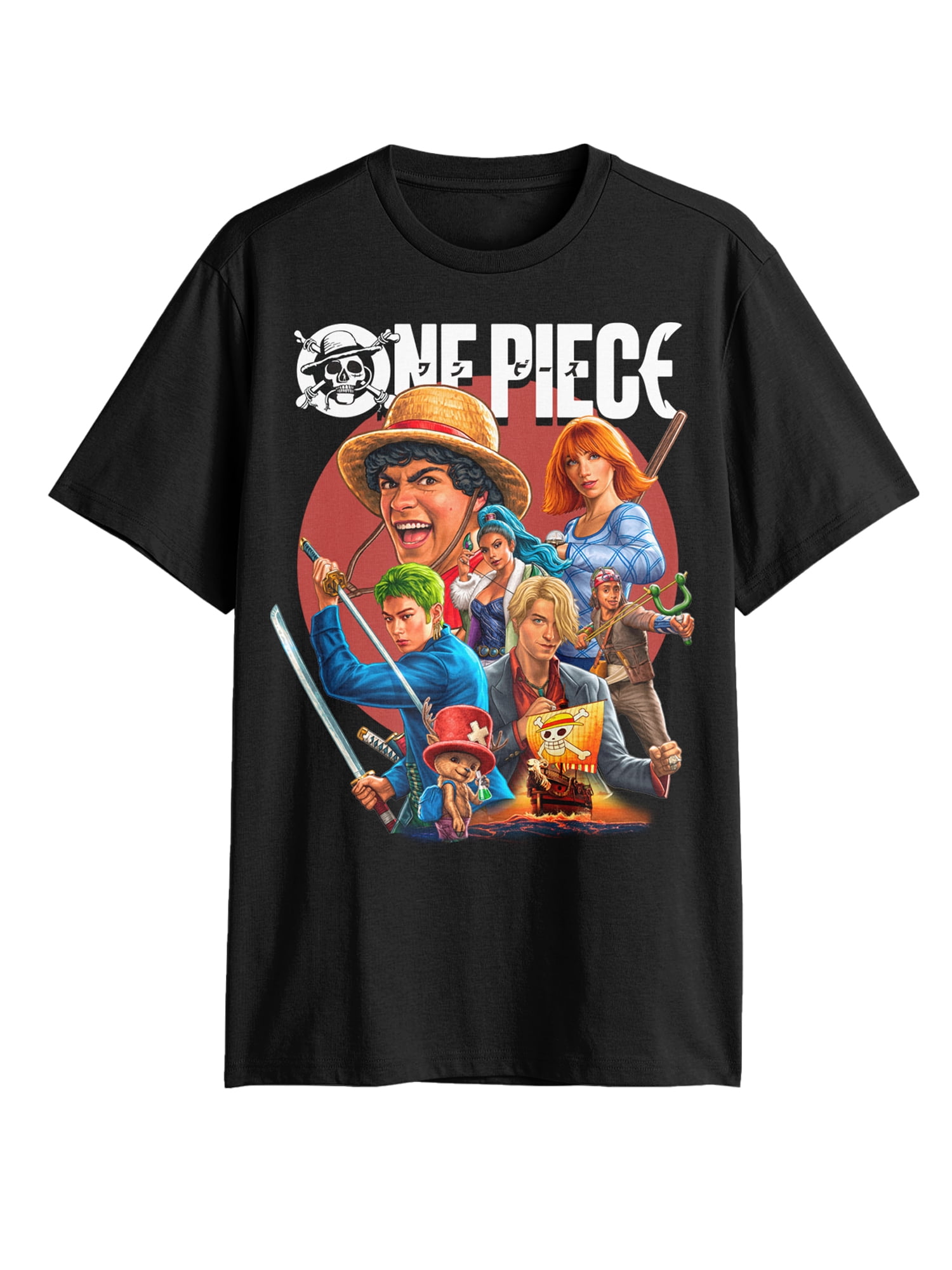 One Piece, Men's & Big Men's Graphic Tee, Dead or Alive, Sizes S-3XL