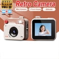 thumbnail image 2 of Cámara Digital Compacta Retro HD CCD, 1080P, 800W, con Pantalla, para Fotografía Al Aire Libre, Viajes, Vídeo, C, 2 of 5