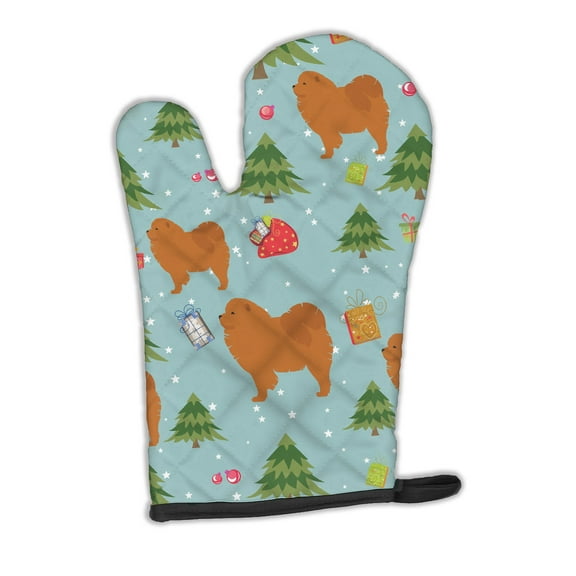 Christmas Chow Chow Oven Mitt