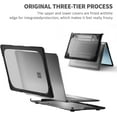 thumbnail image 3 of Case for 13.8 Inch Microsoft Surface Laptop 7 2024 Model 2036, Heavy Duty Plastic Hard Shell Laptop Cover with Kickstand, Keyboard Skin, Screen Protector, 3 of 6
