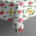 thumbnail image 5 of Pioneer Flower Floral Print Pattern Square Tablecloth, Waterproof Wipeable Spillproof Washable Table Cover for Home Kitchen Party and Daily Decor 52"x52", 5 of 6