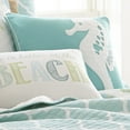 thumbnail image 2 of Levtex Home Del Ray Embroidered Seahorse Pillow, 2 of 3