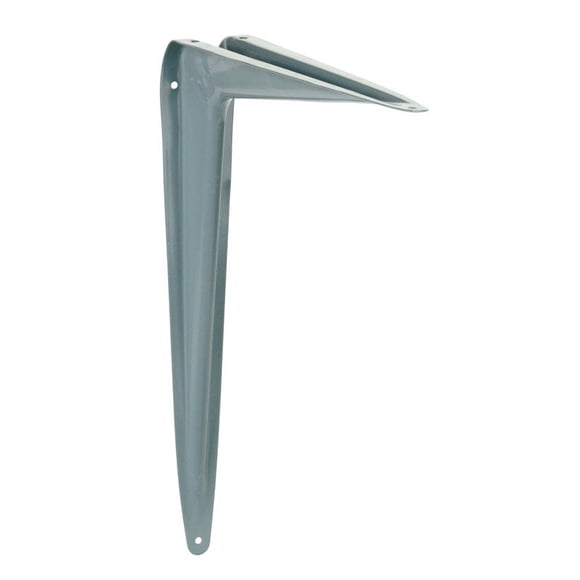 Soporte de estante Hampton Grey Steel 18 Ga. 30 cm de largo, 45 kg (paquete de 10)