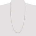 thumbnail image 4 of 925 Sterling Silver Cable Chain Styles Necklace 2.75 mm Elongated Open Link 30 inch, 4 of 4