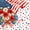 Red White Blue, variant on Manfei Watercolor Flowers Stars Twin Quilt Set,Us Flag 4Th Of July Twin Coverlet Set,Red White Blue,2-Piece