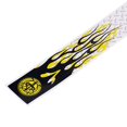 thumbnail image 3 of 12 Piezas s Flechas De Tiro Con Pegatinas Adhesivas Envuelve 10,6 "x 1,2" Fluorescente Amarillo / Blanco En blanco y negro Soledad Archery Arrow Wraps, 3 of 9