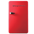 thumbnail image 1 of Frigidaire 3.2 Cu. ft. Compact Retro Refrigerator, Mini Fridge with Freezer for Apartment, Dorm, Office, Bedroom, Red, 1 of 10