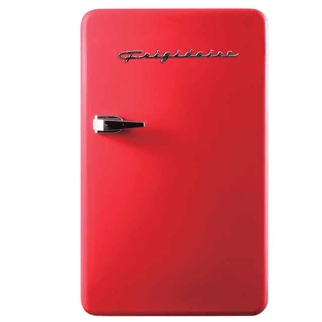 Frigidaire 3.2 Cu. ft. Compact Retro Refrigerator, Mini Fridge with Freezer for Apartment, Dorm, Office, Bedroom, Red